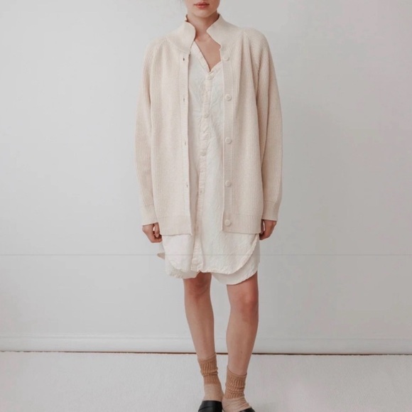 NWOT Wol Hide Collared Cotton Cardigan size S/M - Picture 2 of 14